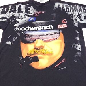 VINTAGE Chase Race Wear Dale Earnhard 2-Sided All Over Helmet Face Nascar Race